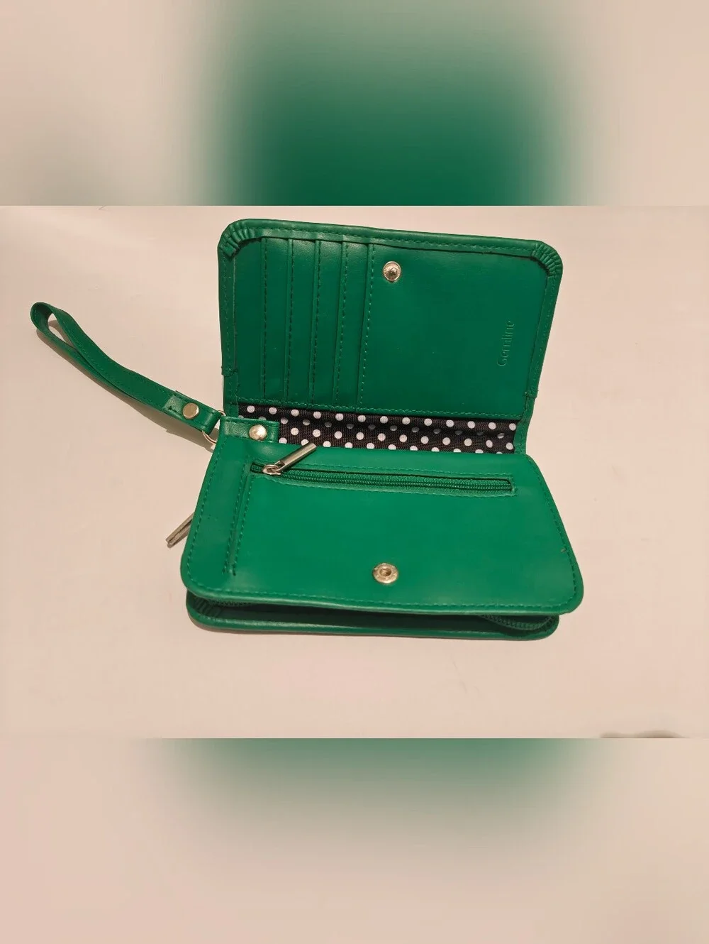 Green Gemline Womens Clutch/Wallet New No Box Never Used